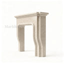 Limestone mantel in Moonlight Beige Limestone - Image 5