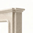 Limestone mantel in Moonlight Beige Limestone - Image 8