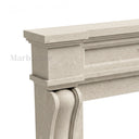 Limestone hearth in Moonlight Beige Limestone - Image 6