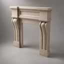 Limestone hearth in Moonlight Beige Limestone - Image 2