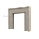Limestone fireplace mantel in Moonlight Beige Limestone - Image 4