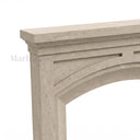 Limestone fireplace surround in Moonlight Beige Limestone - Image 6