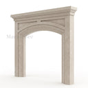 Limestone fireplace surround in Moonlight Beige Limestone - Image 4