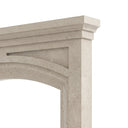 Limestone fireplace surround in Moonlight Beige Limestone - Image 7