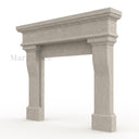 Limestone fire place in Moonlight Beige Limestone - Image 3