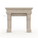 Limestone fire place in Moonlight Beige Limestone - Image 4