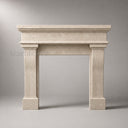 Limestone fire place in Moonlight Beige Limestone - Image 2