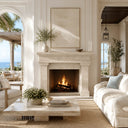 Limestone fire place in Moonlight Beige Limestone - Image 1