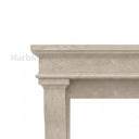 Limestone fire place in Moonlight Beige Limestone - Image 6