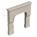 Limestone fireplace in Moonlight Beige Limestone - Image 5
