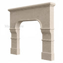 Limestone fireplace in Moonlight Beige Limestone - Image 4