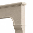 Limestone fireplace in Moonlight Beige Limestone - Image 7