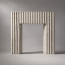 Limestone fireplace surround in Moonlight Beige Limestone - Image 2