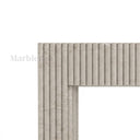 Limestone fireplace surround in Moonlight Beige Limestone - Image 6