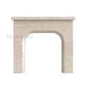 Limestone mantel in Moonlight Beige Limestone - Image 3