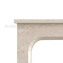 Limestone mantel in Moonlight Beige Limestone - Image 5
