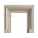 Limestone hearth in Moonlight Beige Limestone - Image 4