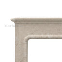 Limestone fireplace mantel in Moonlight Beige Limestone - Image 7