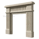 Limestone fire surround in Moonlight Beige Limestone - Image 4