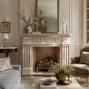 Limestone fire surround in Moonlight Beige Limestone - Image 1