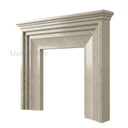 Limestone fireplace hearth in Moonlight Beige Limestone - Image 3