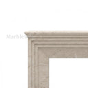 Limestone fireplace hearth in Moonlight Beige Limestone - Image 5