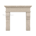 Limestone fireplace surround in Moonlight Beige Limestone - Image 3