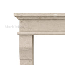 Limestone fireplace surround in Moonlight Beige Limestone - Image 5