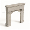 Limestone mantel in Moonlight Beige Limestone - Image 5