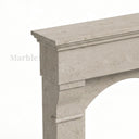 Limestone mantel in Moonlight Beige Limestone - Image 7