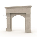 Limestone mantel in Moonlight Beige Limestone - Image 4