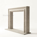 Limestone hearth in Moonlight Beige Limestone - Image 4