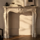 Limestone fire surround in Moonlight Beige Limestone - Image 3