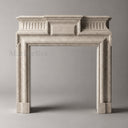 Limestone fireplace hearth in Moonlight Beige Limestone - Image 2