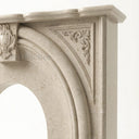 Natural limestone fireplace in Moonlight Beige Limestone - Image 8