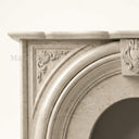Natural limestone fireplace in Moonlight Beige Limestone - Image 7