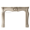 Limestone fireplace in Moonlight Beige Limestone - Image 4