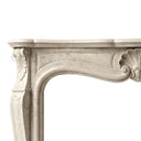 Limestone fireplace in Moonlight Beige Limestone - Image 6