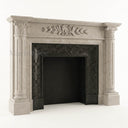 Limestone hearth in Moonlight Beige Limestone - Image 5