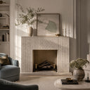 Limestone fire surround in Moonlight Beige Limestone - Image 3