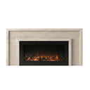 Limestone fireplace hearth in Moonlight Beige Limestone - Image 3