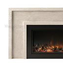 Limestone fireplace hearth in Moonlight Beige Limestone - Image 5
