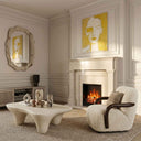 Natural limestone fireplace in Moonlight Beige Limestone - Image 1