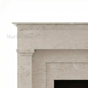 Natural limestone fireplace in Moonlight Beige Limestone - Image 5