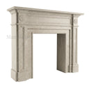 Limestone fireplace in Moonlight Beige Limestone - Image 4