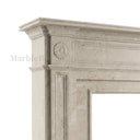 Limestone fireplace in Moonlight Beige Limestone - Image 5