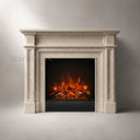 Limestone fireplace in Moonlight Beige Limestone - Image 2