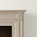 Limestone fireplace in Moonlight Beige Limestone - Image 6