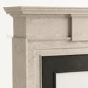 Limestone fireplace surround in Moonlight Beige Limestone - Image 6
