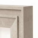 Limestone mantel in Moonlight Beige Limestone - Image 5
